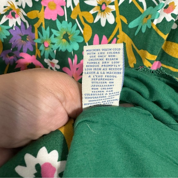 Anthropologie Odille floral pencil skirt green size 2 - Picture 8 of 8